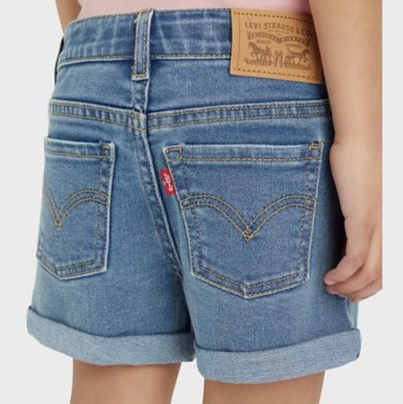 Levis Shorts - Denim - Girlfriend - Keep the Change youth Size 12 - Picture 12 of 13